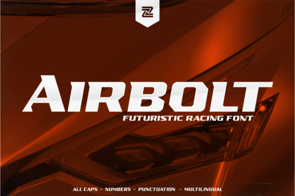 Airbolt: The Futuristic Display Font for Bold Brands