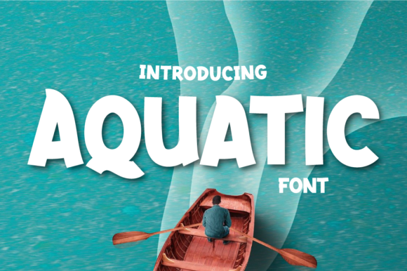 Aquatic: A Playful Display Font for Editorial Design