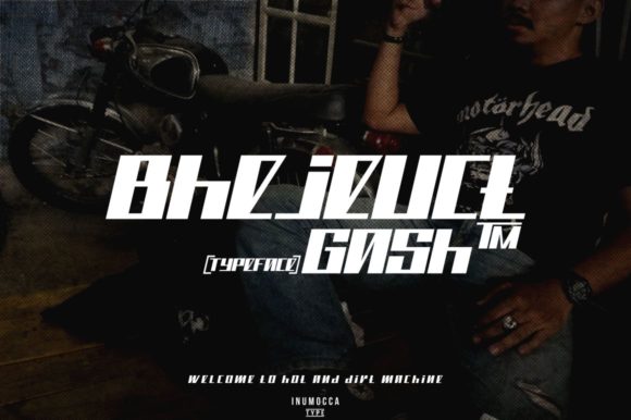 Bhejeuct Gash: A Bold Display Font for Editorial Impact