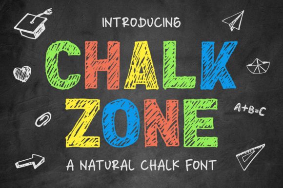 Chalk Zone: A Playful Display Font for Editors