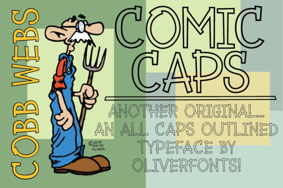 Comic Caps: A Playful Display Font for Editors