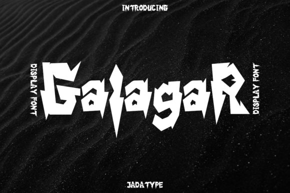 Galagar: A Bold Display Font for Memorable Branding