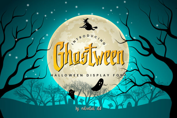 Ghostween: A Spooky Display Font for Crafters