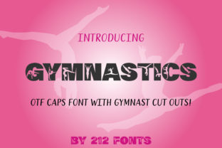 Gymnastics: A Fun Display Font for Creative Branding