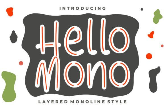 Hello Mono: A Playful Display Font for Your Brand