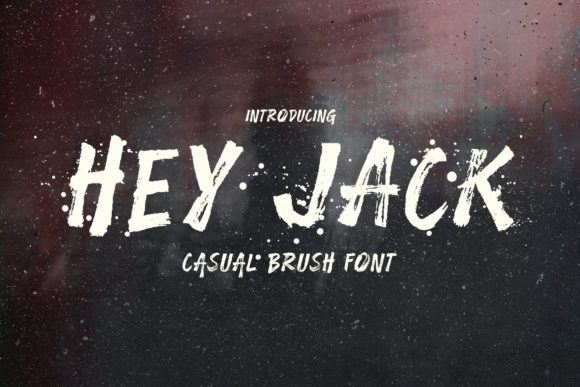 Hey Jack: A Brushed Display Font for Makers
