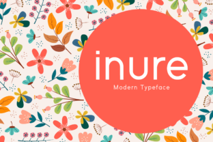 Inure: A Modern Display Font for Branding