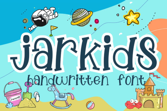 Jarkids: A Playful Display Font for Brand Identity