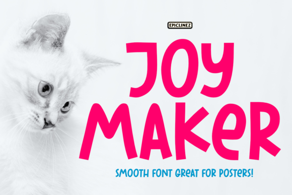 Joy Maker: A Playful Display Font for Web Design
