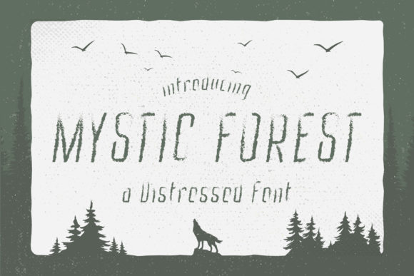 Mystic Forest: A Spooky Display Font for Makers