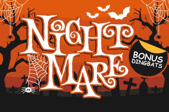 Night Mare: The Horror Display Font for Bold Marketing