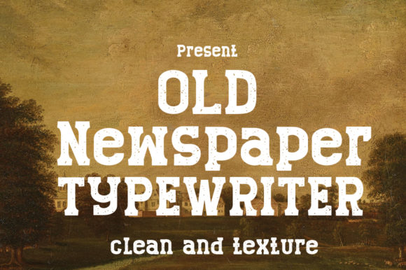 Old Newspaper: A Retro Display Font for Branding