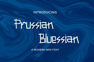 Prussian Bluessian: A Cute Display Font for Modern Brands