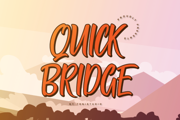 Quick Bridge Font: Bold Branding for Small Business