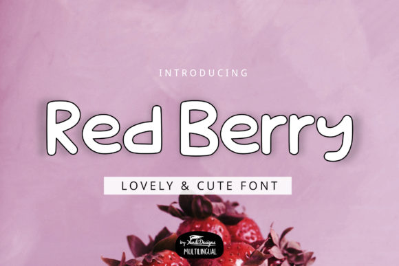 Red Berry: A Quirky Display Font for Crafters