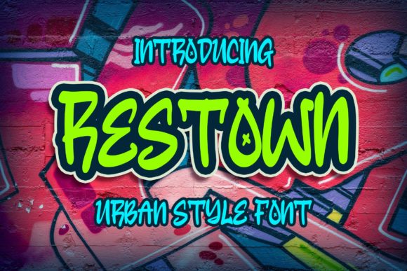 Restown: A Bold Display Font for Memorable Branding