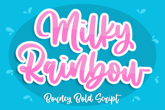 Reviewing Milky Rainbow: A Quirky Display Font for Brand Identity