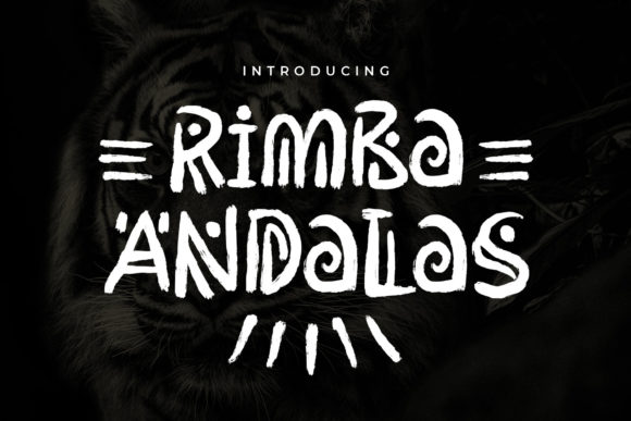 Rimba Andalas: A Tribal Display Font for Your Brand