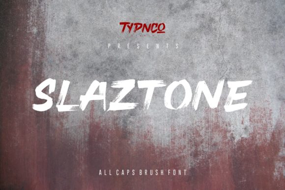 Slaztone: The Bold Display Font for Makers