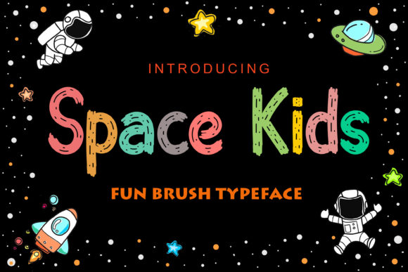 Space Kids: A Fun Display Font for Campaigns