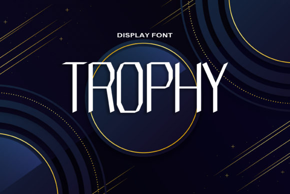 Trophy: A Modern Display Font for Web Design