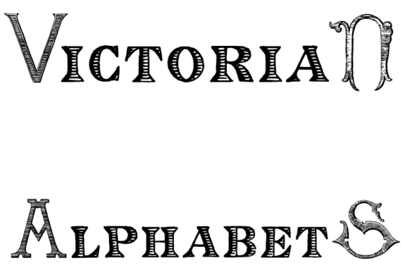 Victorian Alphabets: A Bold Display Font for Editorial Design