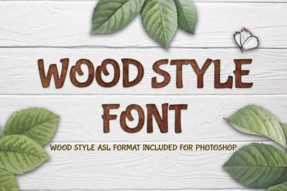 Wood Style: A Natural Display Font for Editorial Design