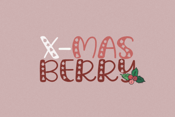 X-Mas Berry: A Holiday Display Font for Web Design